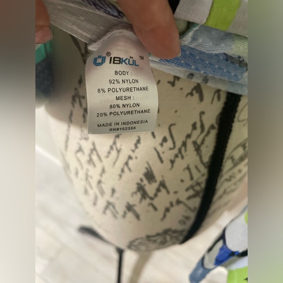 🍂❣️ IBKUL COLLAR - MONDRIAN BLUE long sleeve SZ Small EUC - Picture 8 of 8